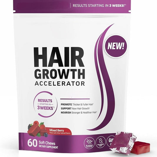 Hair Growth Accelerator Gummies