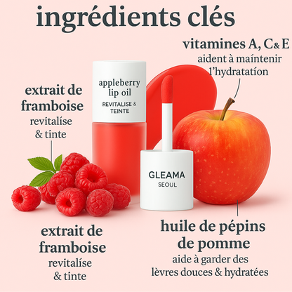 Gleama Seoul | Huile à Lèvres Brillance Naturelle